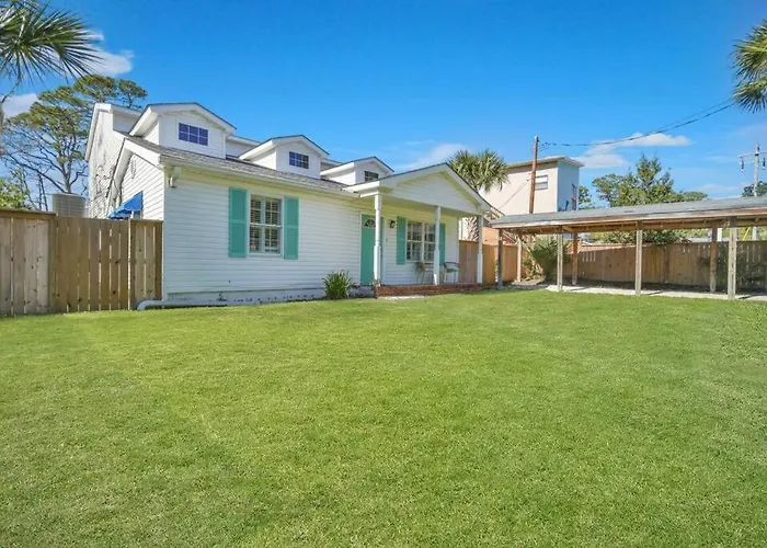 4 Bdr Tybee Family Home With Hot Tub Close To Beac